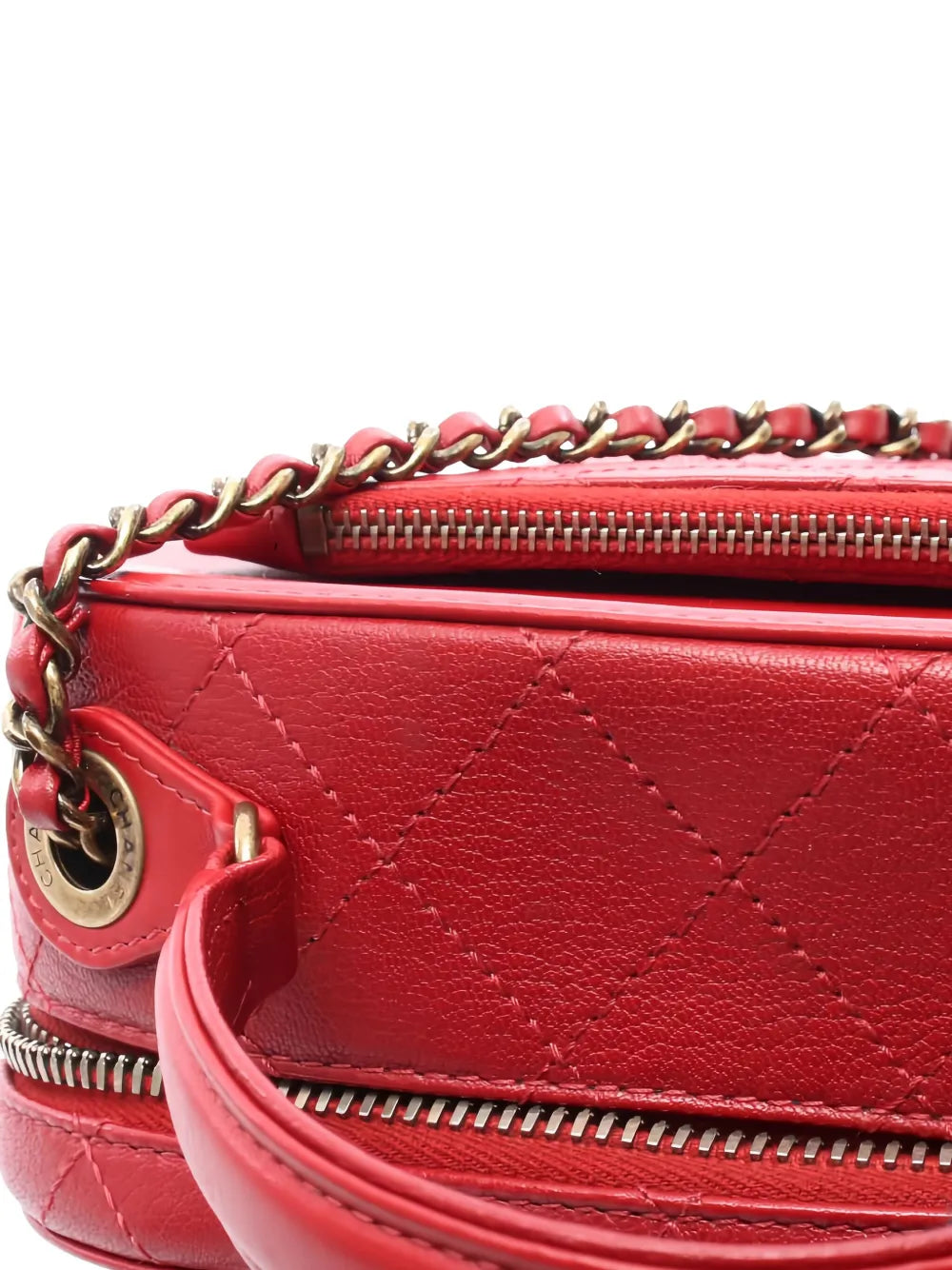 Pre-OwnedCHANEL Pre-Owned2016-2017 Coco Mark leather cross body bag