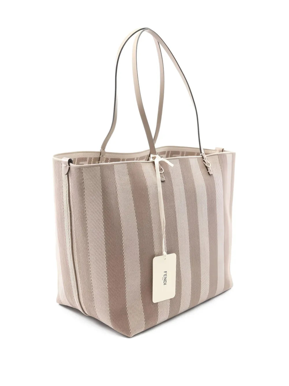 Pre-OwnedFendi Pre-Ownedlarge striped tote bag