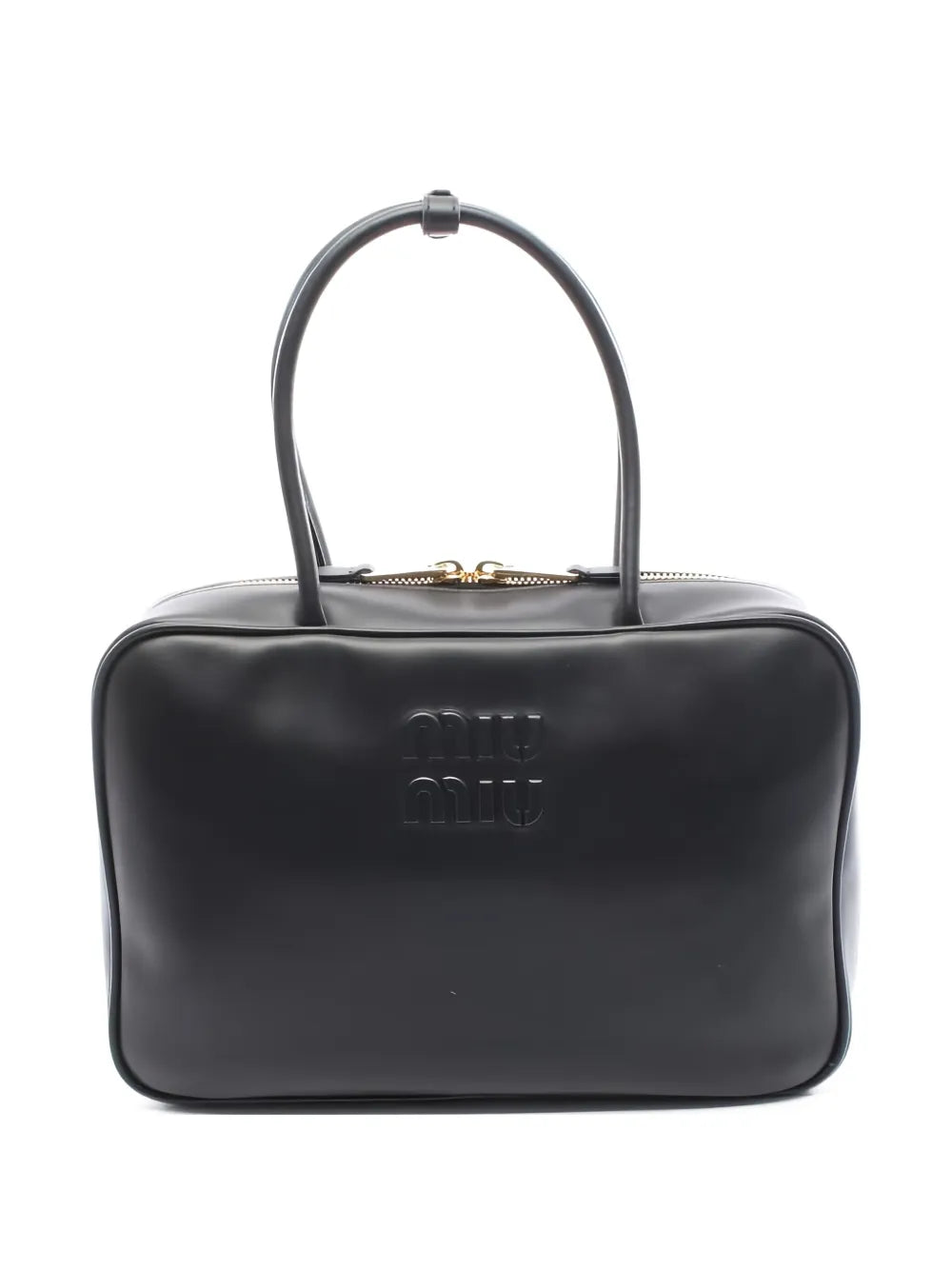Pre-OwnedMiu Miu Pre-Ownedembossed logo tote bag