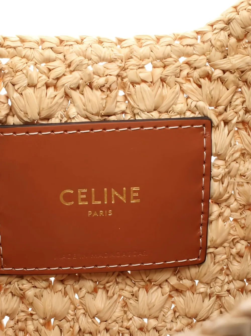 Pre-OwnedCeline Pre-OwnedPanier raffia handbag