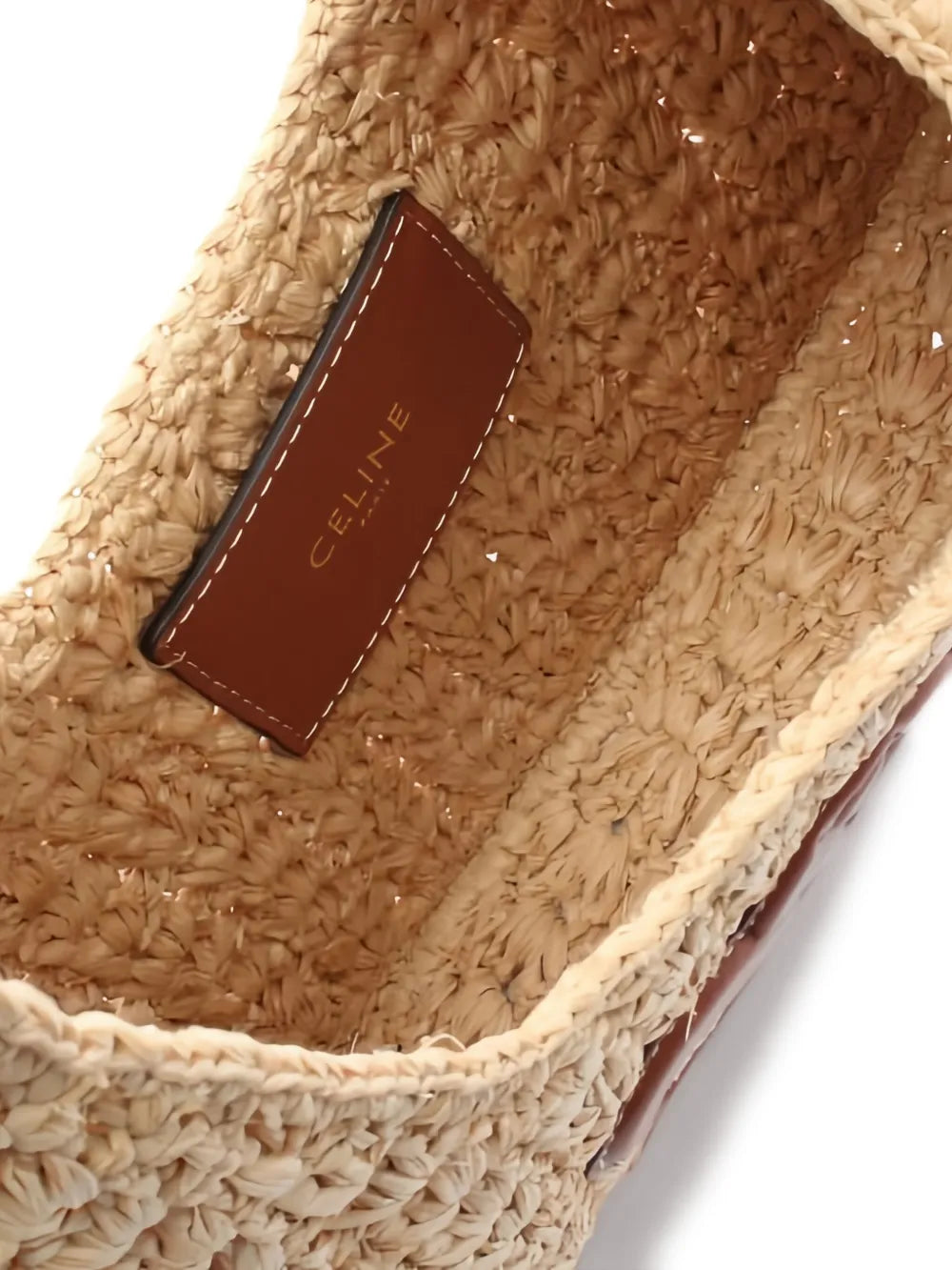 Pre-OwnedCeline Pre-OwnedPanier raffia handbag
