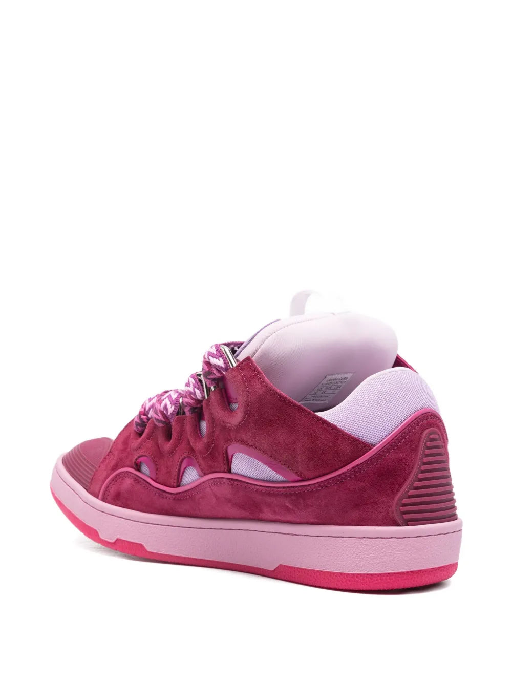 Lanvin Curb Lace-Up Sneakers