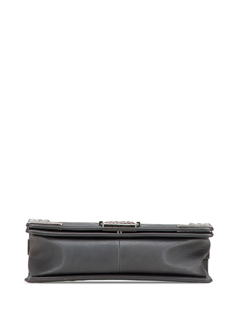 Pre-OwnedCHANEL Pre-Owned2014 Paris-Dallas Old Medium Quilted Calfskin Cowboy Boy Flap shoulder bag