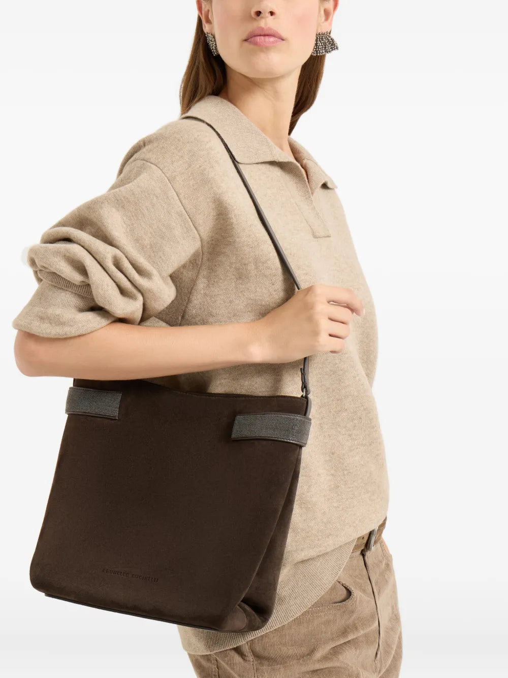 Brunello CucinelliMonili-detail shoulder bag