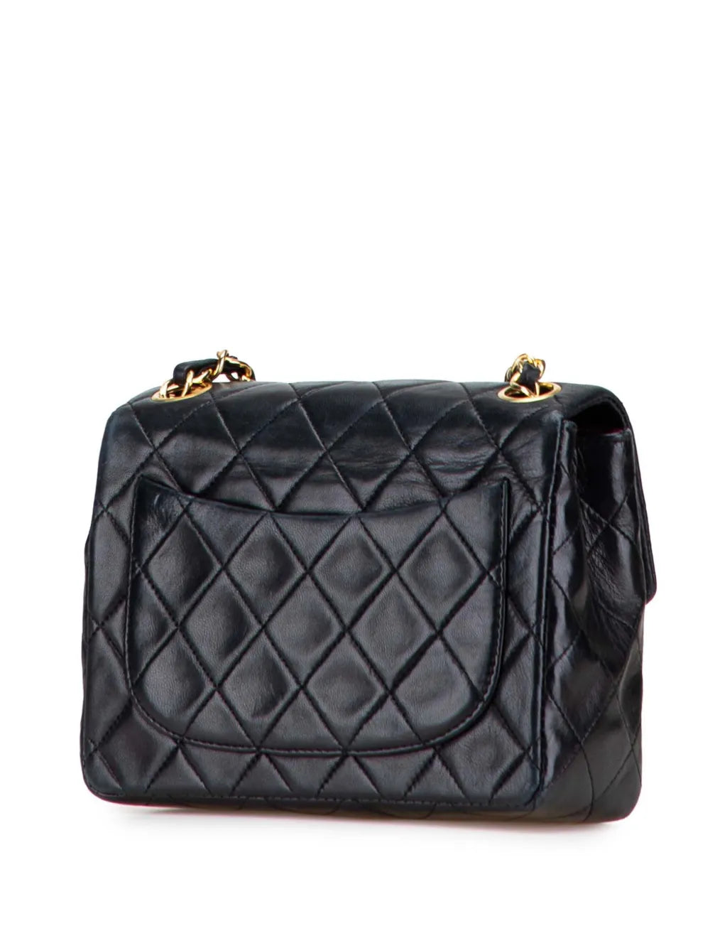 Pre-OwnedCHANEL Pre-Owned2010-2011 Mini Square Classic Lambskin Single Flap crossbody bag