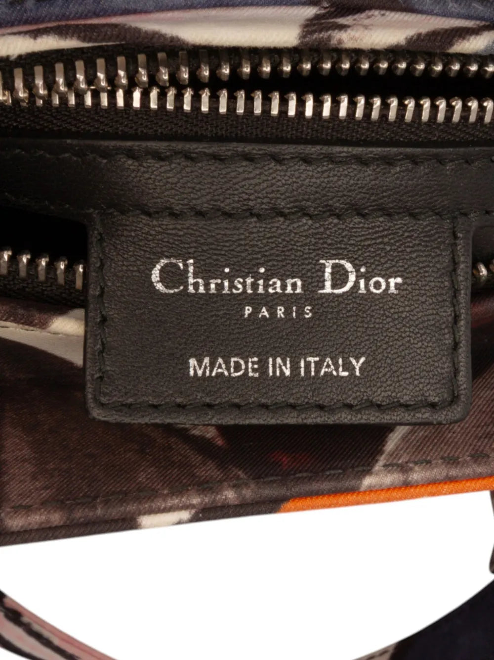 Pre-OwnedChristian Dior Pre-Owned2014 Large Canvas Floral Graffiti Lady Dior satchel