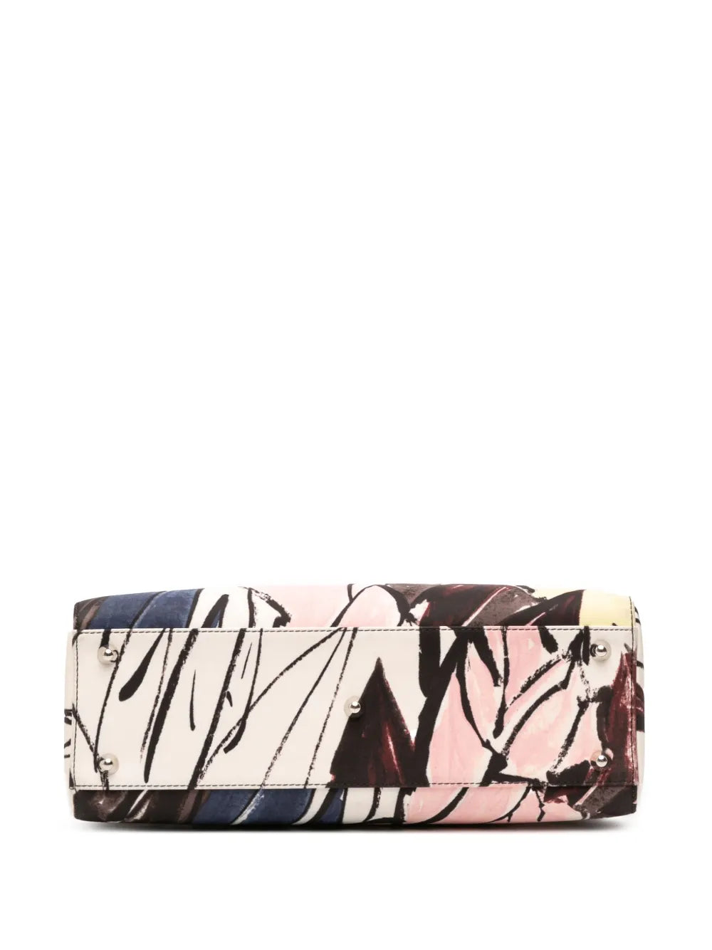Pre-OwnedChristian Dior Pre-Owned2014 Large Canvas Floral Graffiti Lady Dior satchel
