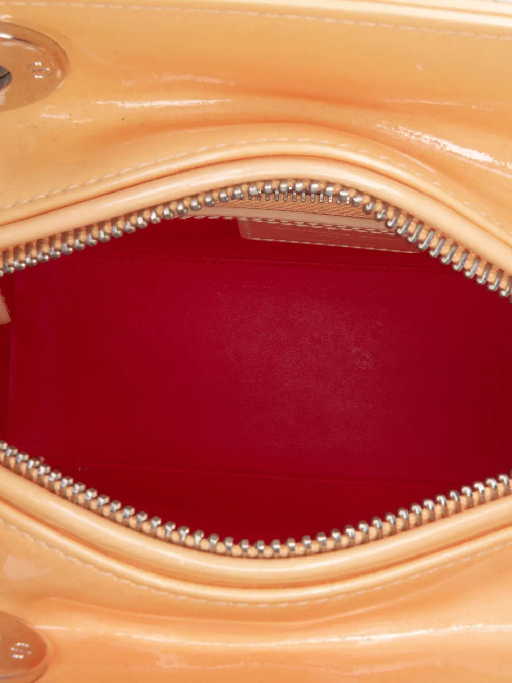 Pre-OwnedChristian Dior Pre-Owned2015 Medium Ombre Patent Cannage Lady Dior satchel