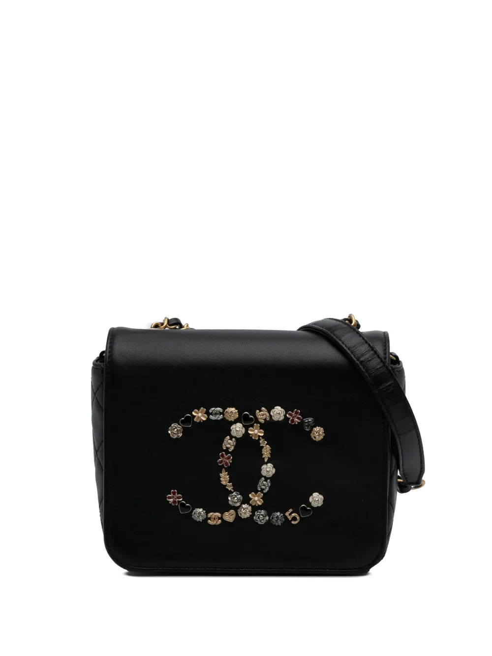 Pre-OwnedCHANEL Pre-Owned2020 Lambskin Lucky Charms Flap crossbody bag
