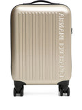 Armani Exchangeembossed wheeled luggage