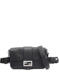 Pre-OwnedFendi Pre-Owned10s logo-plaque leather belt bag