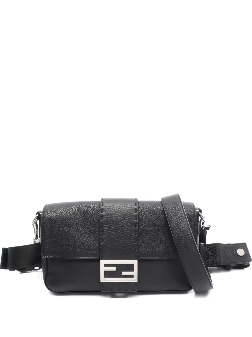 Pre-OwnedFendi Pre-Owned10s logo-plaque leather belt bag
