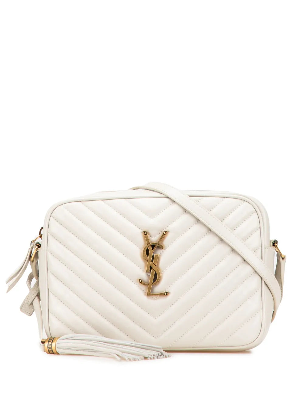Pre-OwnedSaint Laurent Pre-Owned2021 Quilted Leather Monogram Lou Camera Bag crossbody bag