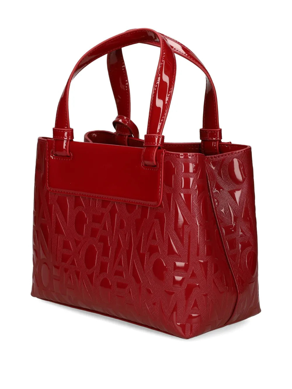 Armani Exchangeembossed tote bag