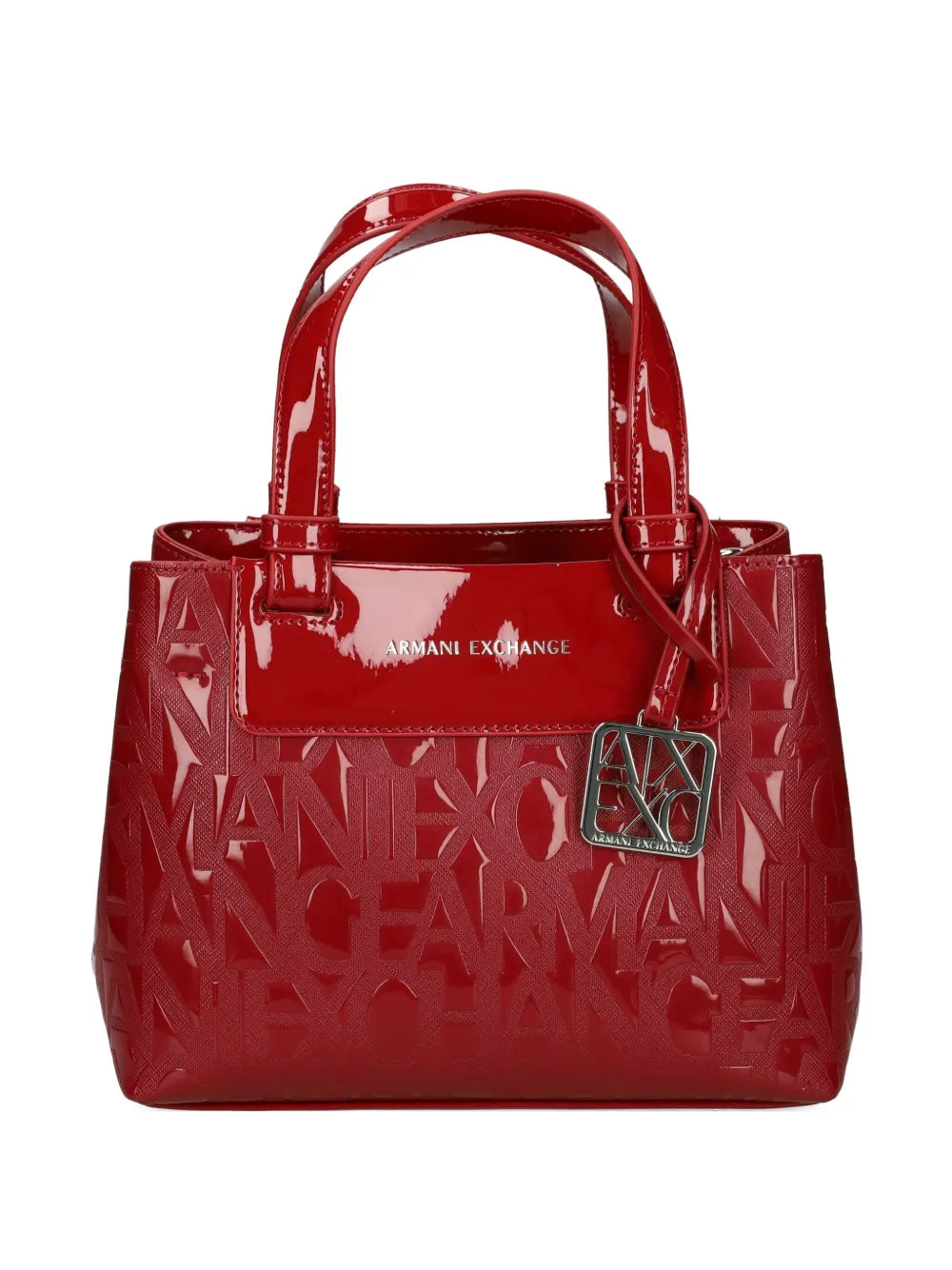 Armani Exchangeembossed tote bag