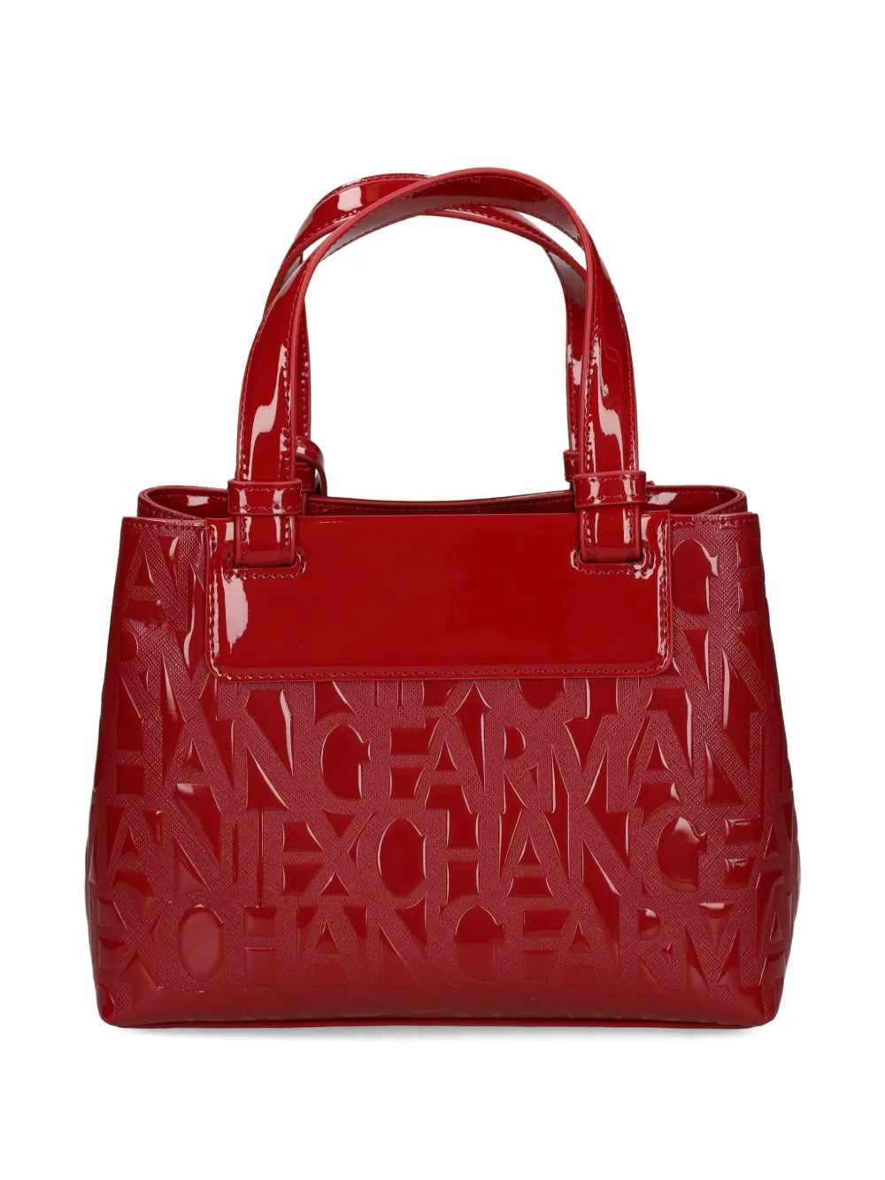 Armani Exchangeembossed tote bag