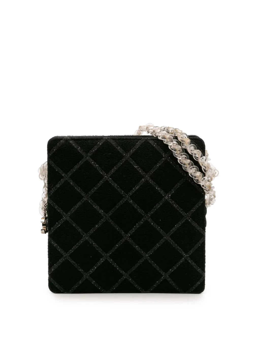 Pre-OwnedCHANEL Pre-Owned2016-2017 CC Tweed Chain Fantasy crossbody bag