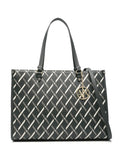 Armani Exchangegeometric-pattern tote bag