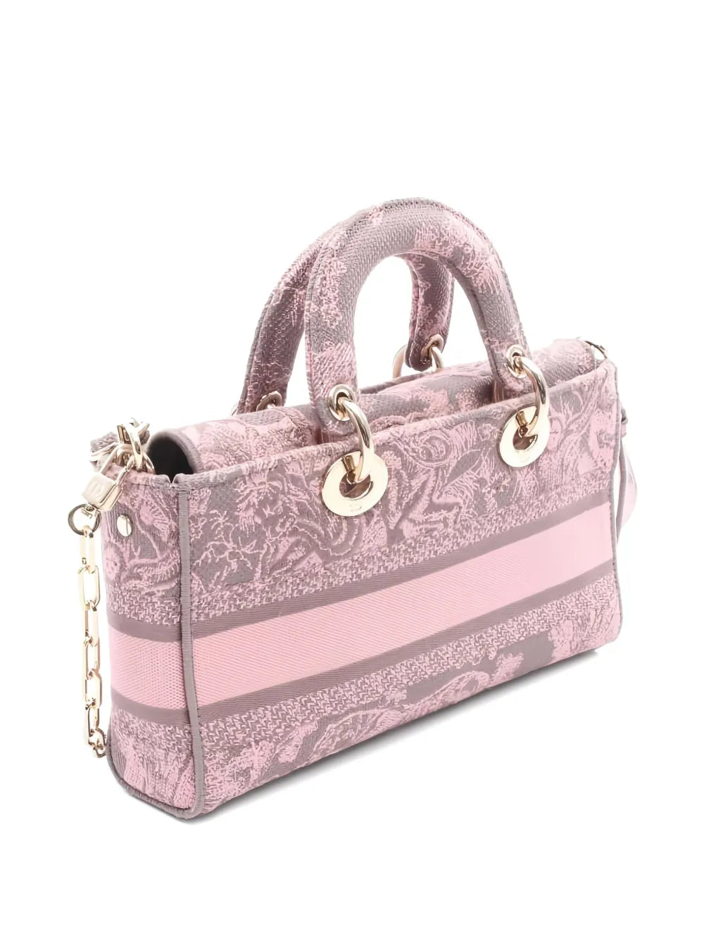 Pre-OwnedChristian Dior Pre-Owned2000s medium Lady D-Joy floral-print three-way handbag