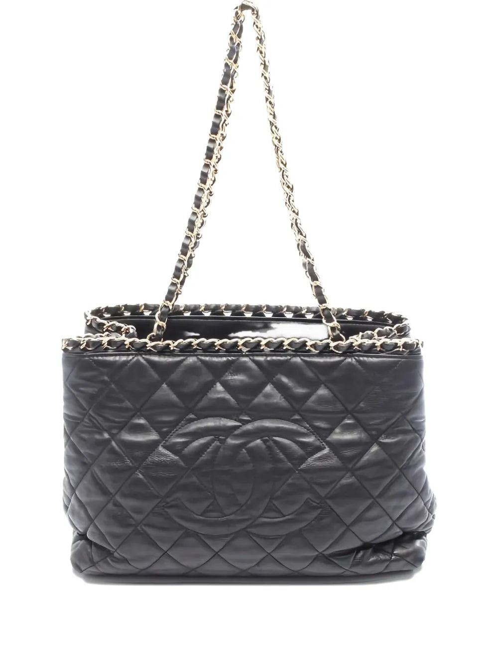 Pre-OwnedCHANEL Pre-Owned2012-2013 matelasse chain leather shoulder bag