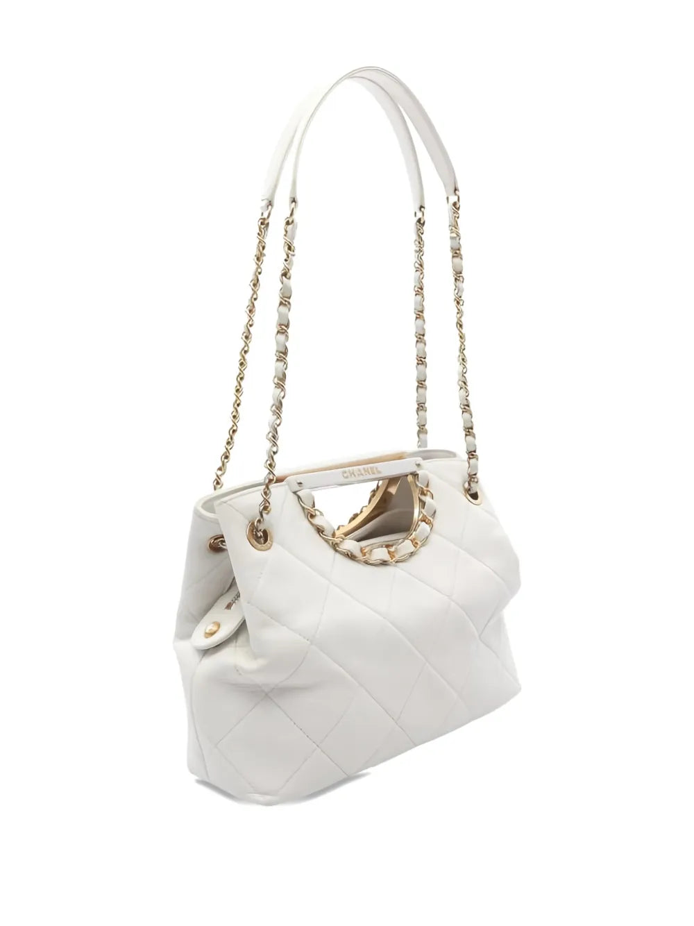 Pre-OwnedCHANEL Pre-Ownedquilted chain two-way shoulder bag