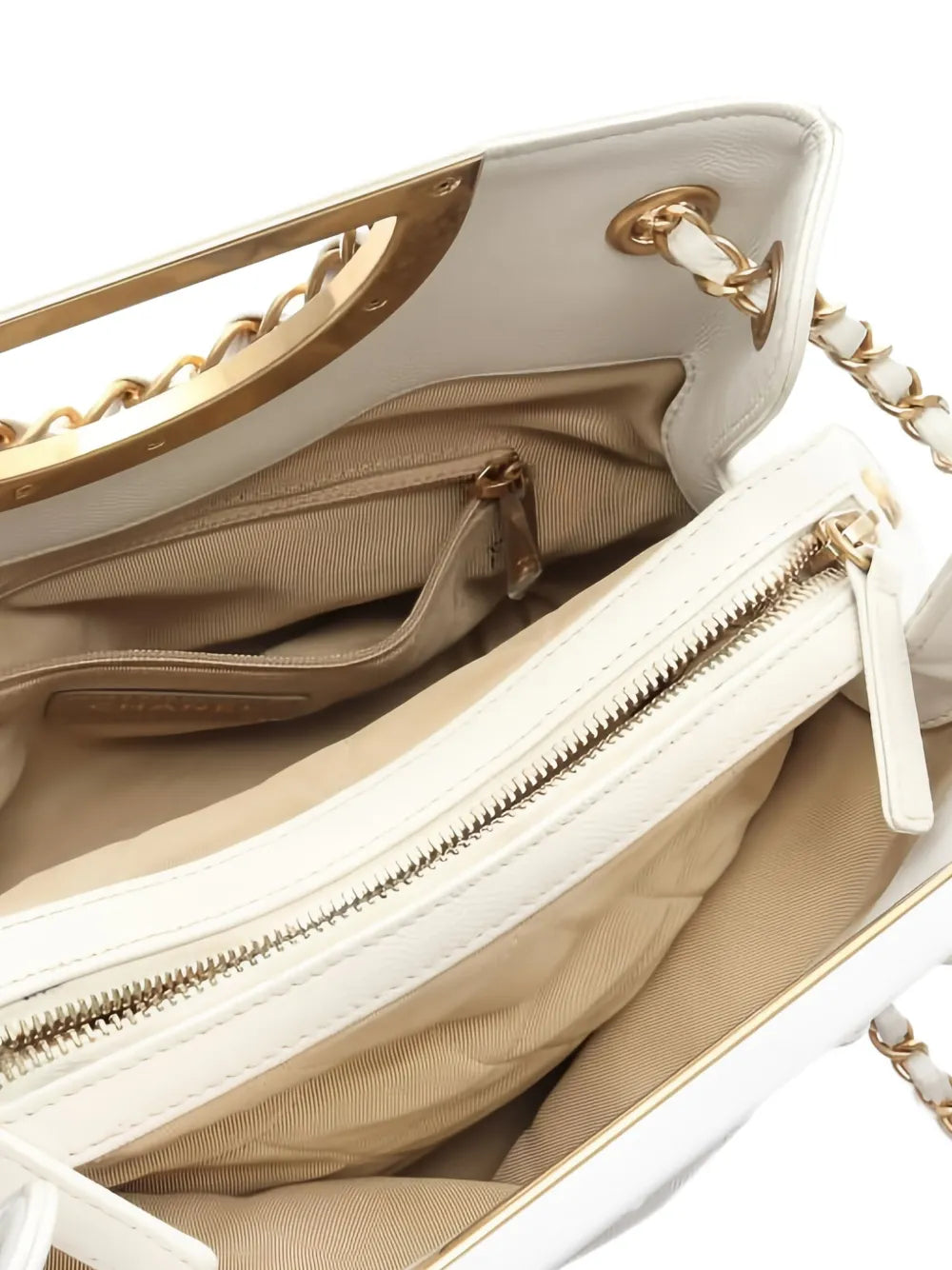 Pre-OwnedCHANEL Pre-Ownedquilted chain two-way shoulder bag