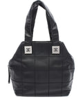 Pre-OwnedCHANEL Pre-Owned2003-2004 Chocolate Bar silver shoulder bag