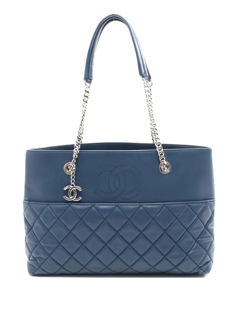 Pre-OwnedCHANEL Pre-Ownedmatelasse chain-strap tote bag