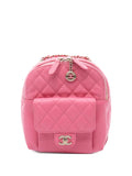 Pre-OwnedCHANEL Pre-Ownedchain-detail diamond-quilted backpack