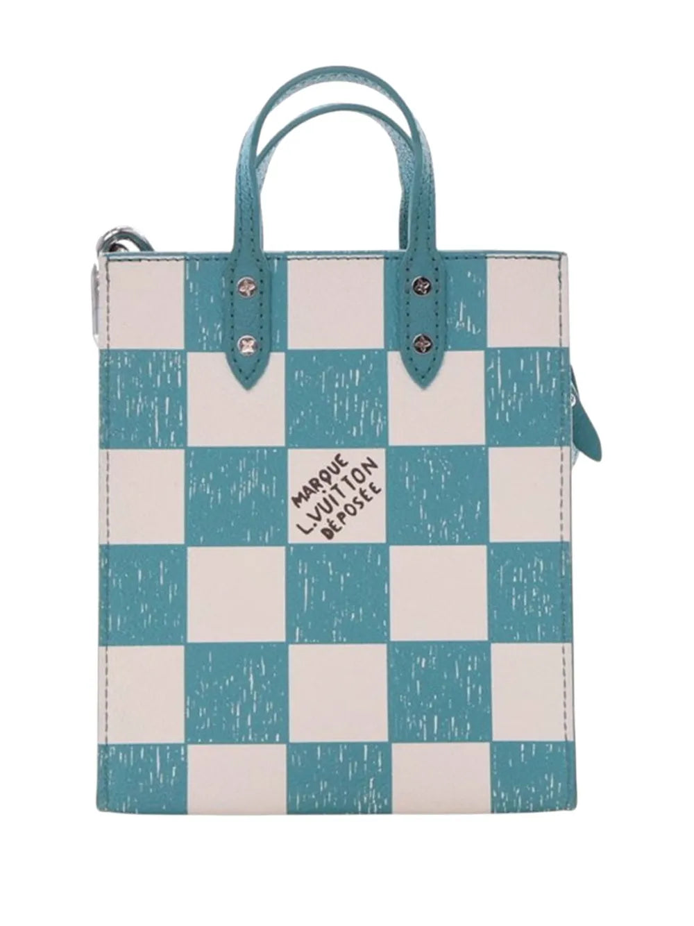 Pre-OwnedLouis Vuitton Pre-Owned2021-2025 Damier Checkerboard Sac Plat XS satchel