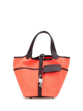 Pre-OwnedHermre-Owned2023 Toile Goeland and Swift Cargo Picotin Lock 18 handbag
