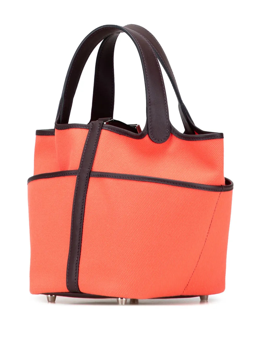 Pre-OwnedHermre-Owned2023 Toile Goeland and Swift Cargo Picotin Lock 18 handbag