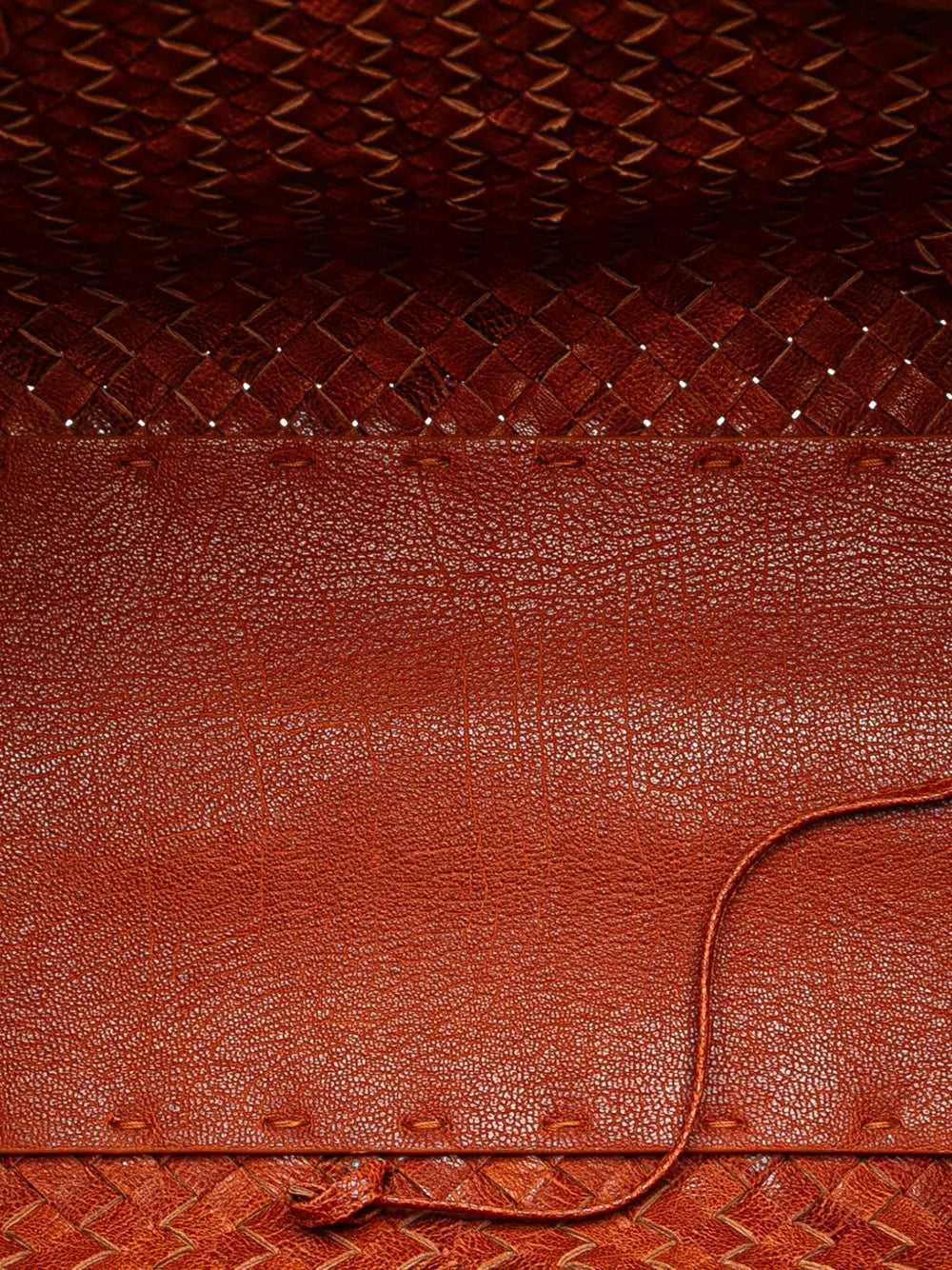 Pre-OwnedBottega Veneta Pre-Owned2008 Small Lambskin Intreccio Cabat tote bag