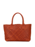 Pre-OwnedBottega Veneta Pre-Owned2008 Small Lambskin Intreccio Cabat tote bag
