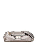 Pre-OwnedCHANEL Pre-Owned2008-2009 Metallic Perforated Calfskin Drill Accordion Flap shoulder bag