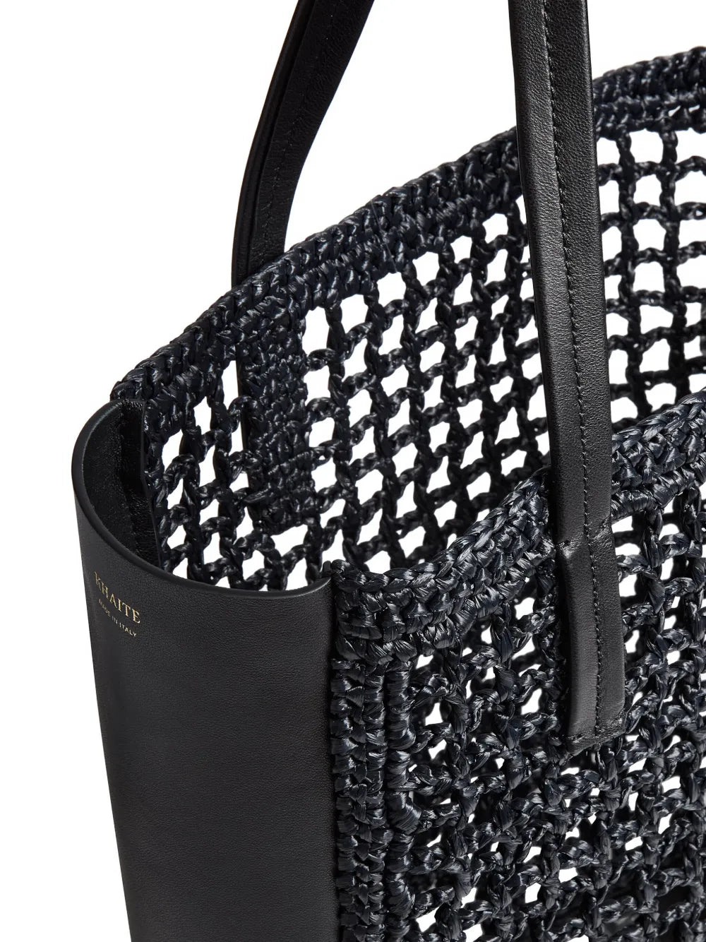 KHAITEsmall Zoe woven-panel tote bag