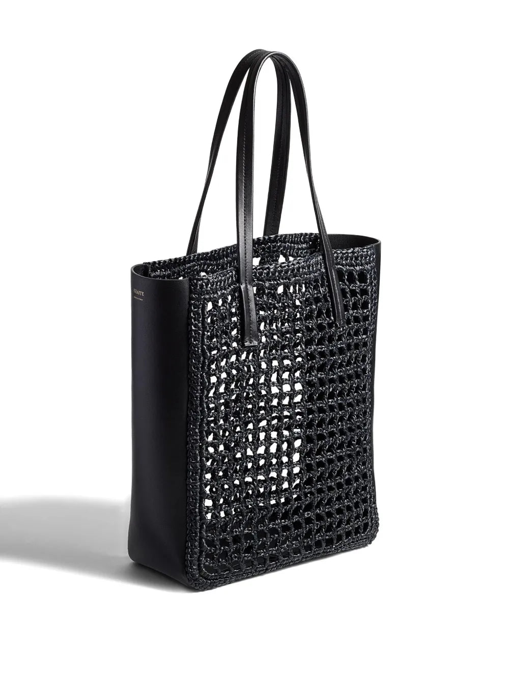 KHAITEsmall Zoe woven-panel tote bag