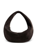 KHAITEmedium Olivia zip calf-suede shoulder bag
