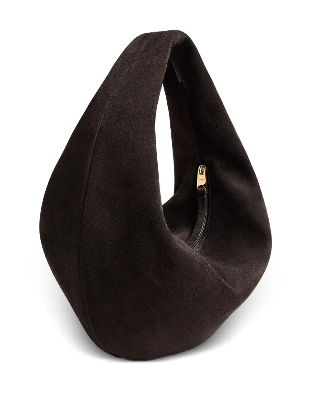 KHAITEmedium Olivia zip calf-suede shoulder bag