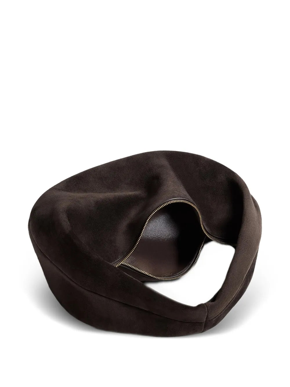 KHAITEmedium Olivia zip calf-suede shoulder bag