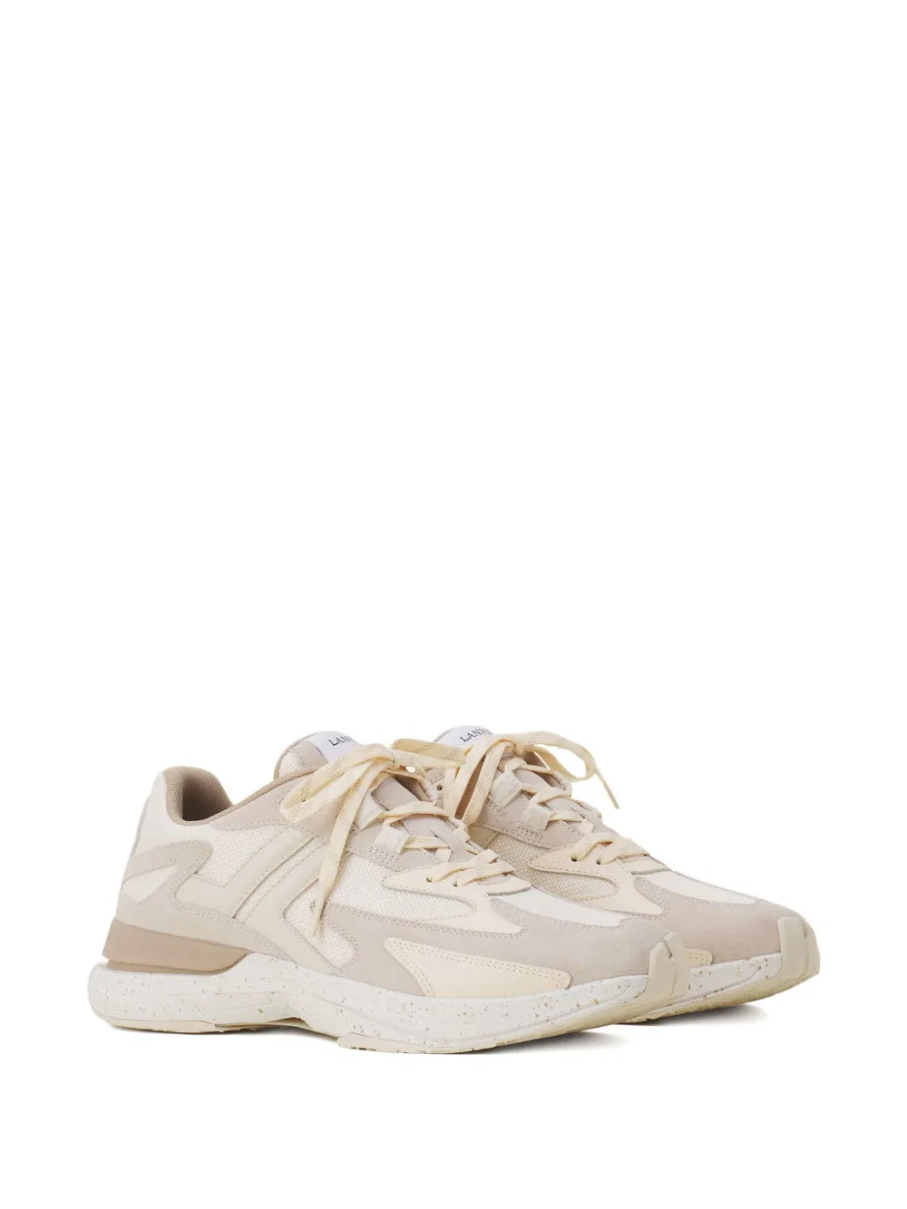 Lanvin Jla Panelled Lace-Up Sneakers
