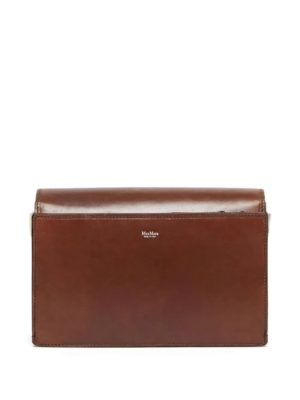 Max MaraBiancaroughs leather shoulder bag