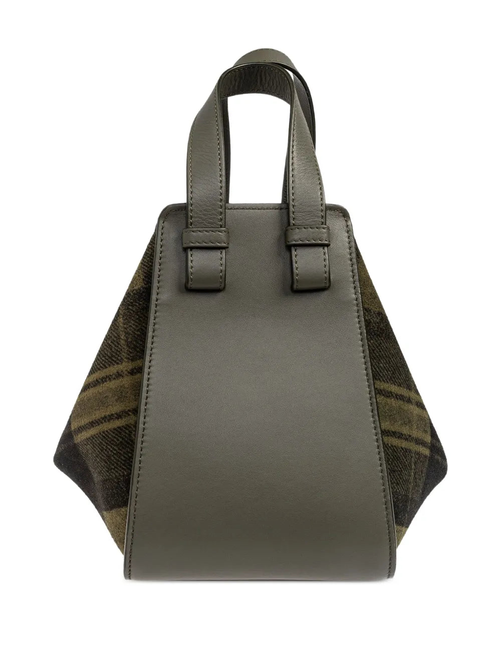 LOEWEHammock printed-tartan tote bag