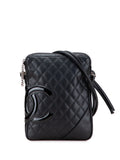 Pre-OwnedCHANEL Pre-Owned2005-2006 Lambskin Cambon Ligne crossbody bag