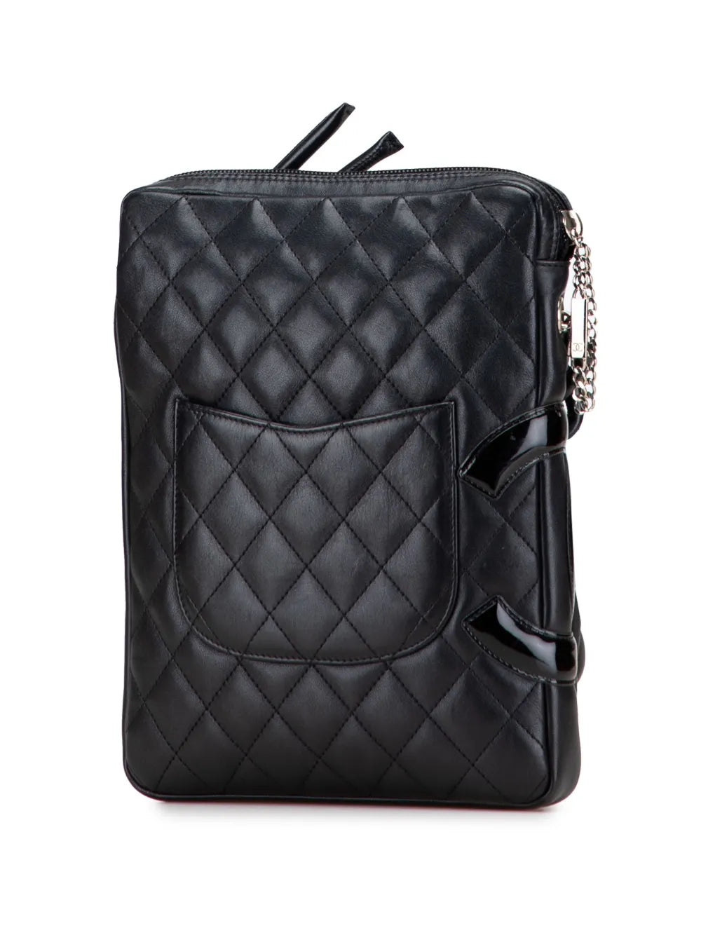 Pre-OwnedCHANEL Pre-Owned2005-2006 Lambskin Cambon Ligne crossbody bag