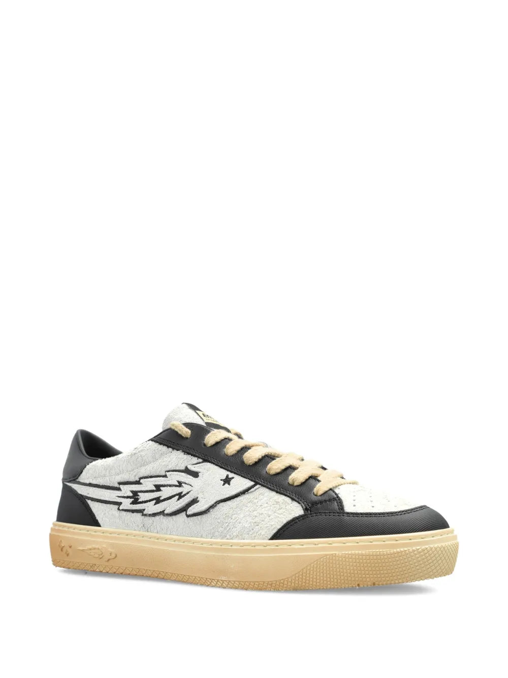 Enterprise Japan Appliqu Lace-Up Sneakers