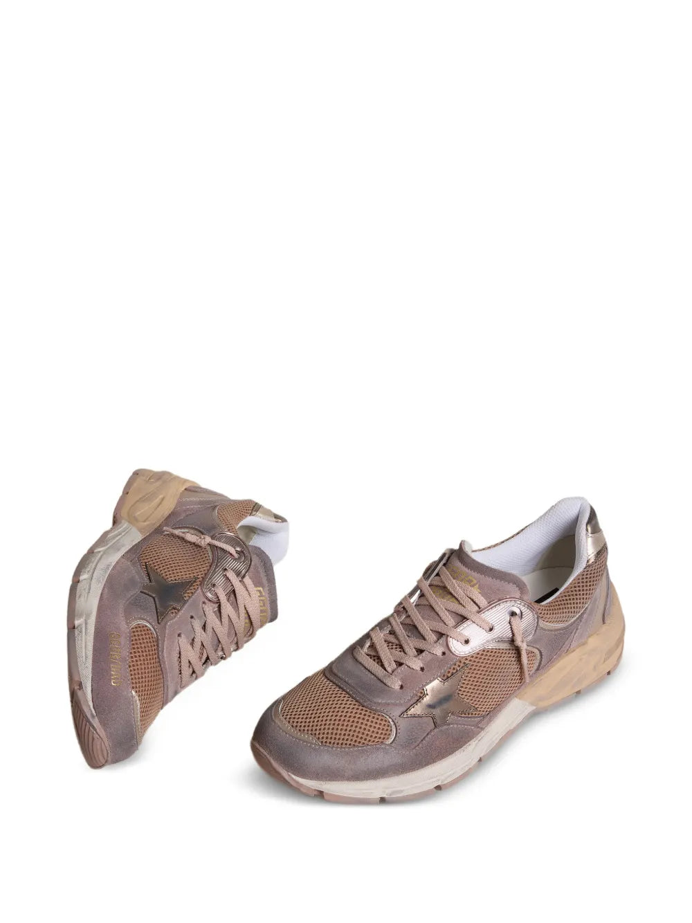 Golden Goose Dad-Star Suede Mesh Sneakers