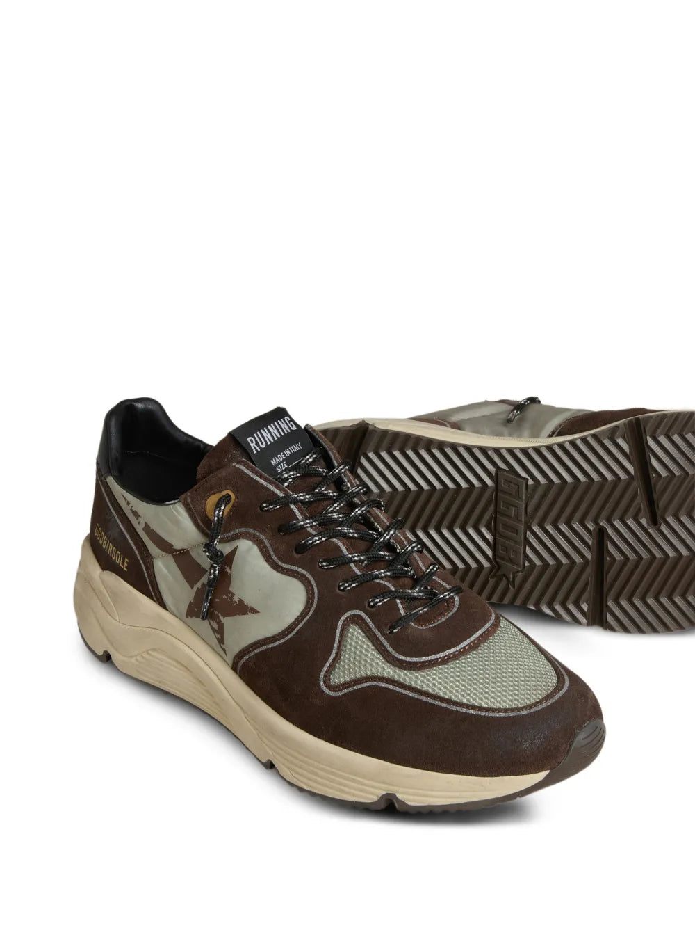 Golden Goose Running Sole Suede Sneakers