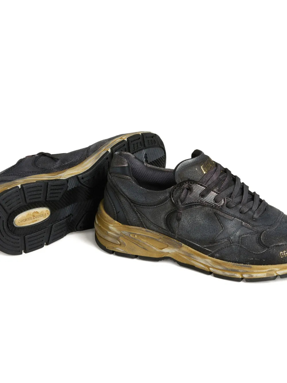 Golden Goose Dad-Star Leather Running Sneakers