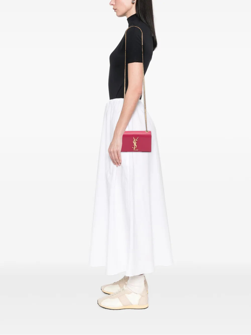 Pre-OwnedSaint Laurent Pre-Owned2014 Small Grain De Poudre Monogram Kate crossbody bag